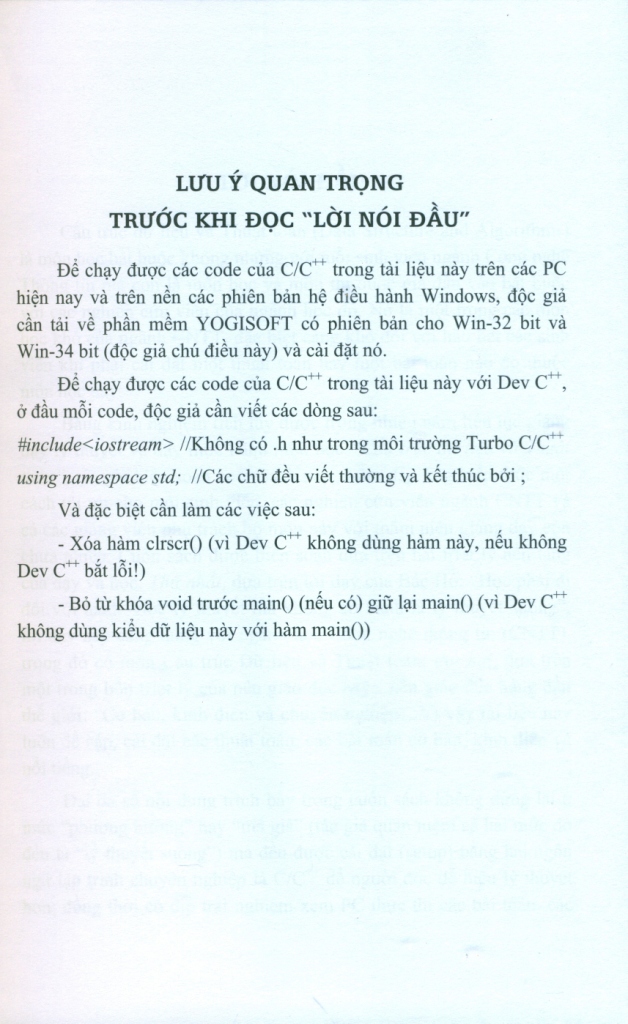 CẤU TRÚC DỮ LIỆU VÀ THUẬT TOÁN - PHÂN TÍCH VÀ CÀI ĐẶT TRÊN C/C++ (Tập 1)